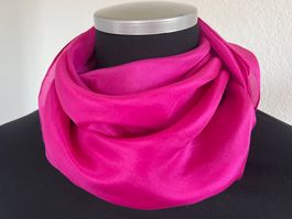 Foulard, 100% Seide, Pink, NEU