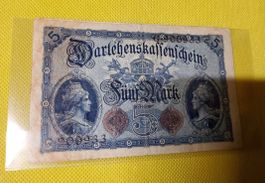Banknoten Deutschland 1914