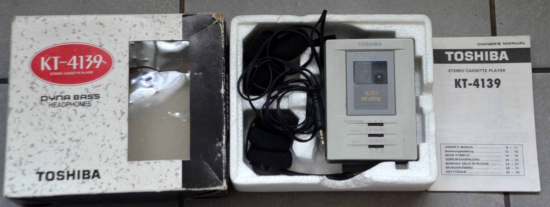 Lettore multimediale portatile: Walkman Toshiba KT4139 – Difettoso da Collonges venduto da arashee