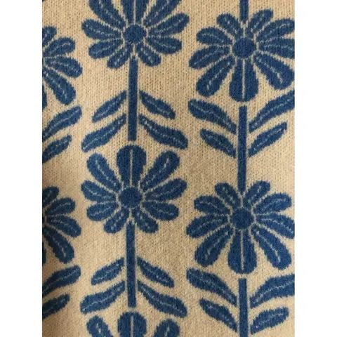 Sandro Pullover & Sweatshirts: Pullover floral Sandro size 2 woool cachemire beige/bleu – Neu (gemäss Beschreibung) aus Männedorf von iza04 2