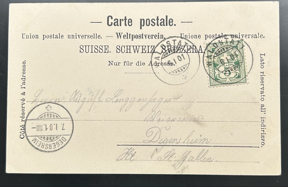 Cartoline postali: Gruss aus Waldstatt  – Usato da Horw venduto da Tellbub 1