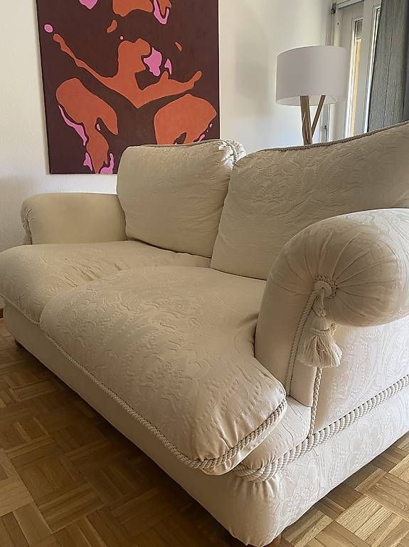 Divani: Weisses / cremefarbiges 2er Sofa – Usato da Zürich venduto da sar_7xjw 1