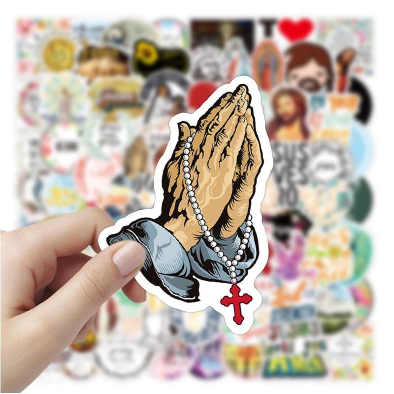 Aufkleber: 50 stk. religiöser Aufkleber. – Neu und originalverpackt aus Uerkheim von Kaufoption