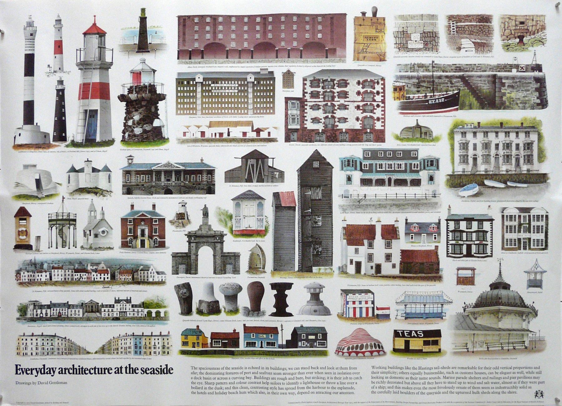 Foto & Immagini: Poster: Everyday Architecture at the seaside – Usato da St. Gallen venduto da yanik020505
