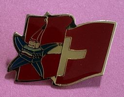 Pin Albertville Schweiz und Neutral