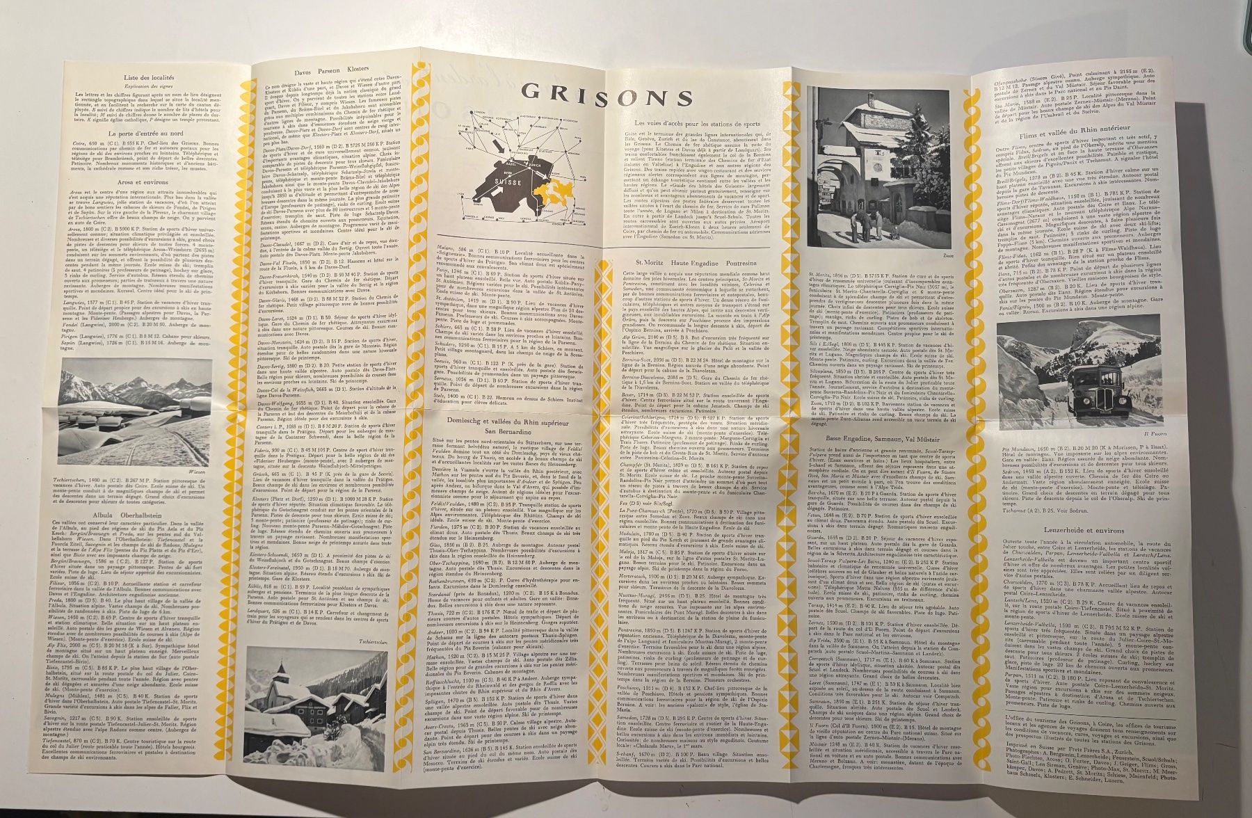 Documenti: Brochure Grisons Engadine / Graubünden Engadin – Usato da Neuchâtel venduto da gefdeneuch 3
