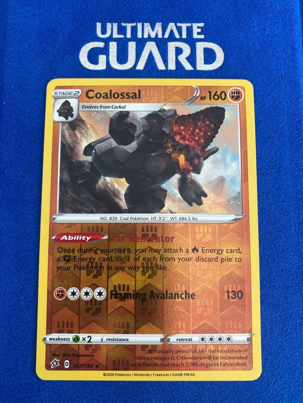 Pokémon Carte collezionabili: Pokemon TCG - Coalossal EN reverse Holo – Nuovo (secondo la descrizione) da Lyss venduto da DeaDiLuna