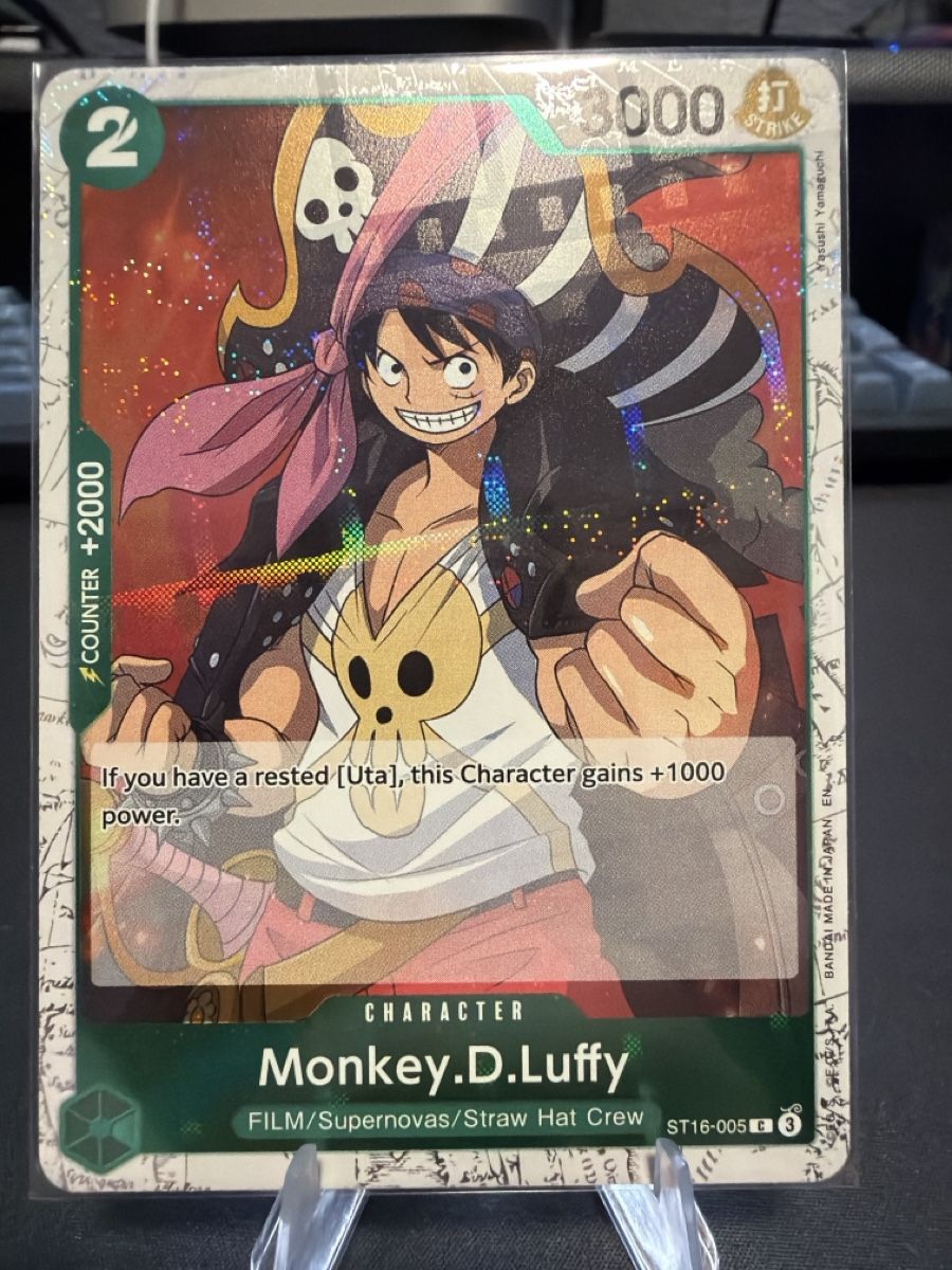 Bandai Carte collezionabili: One Piece Karte - Monkey.D.Luffy prb foil – Nuovo (secondo la descrizione) da Kriens venduto da Ajiani
