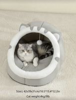 Kuscheliges Katzenbett/Höhli für kalte Herbsttage!