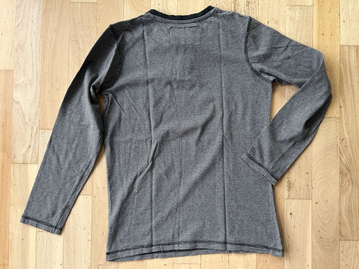 Maglioni & Felpe: Langarmshirt, schwarz-grau gestreift, Grösse 176 / Grösse S – Usato da St. Urban venduto da uschi73 5