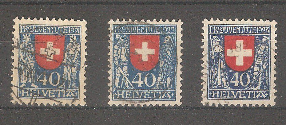 Tutti i francobolli: PJ 20 24 28 gest, – Usato da Lausanne venduto da Whorvath