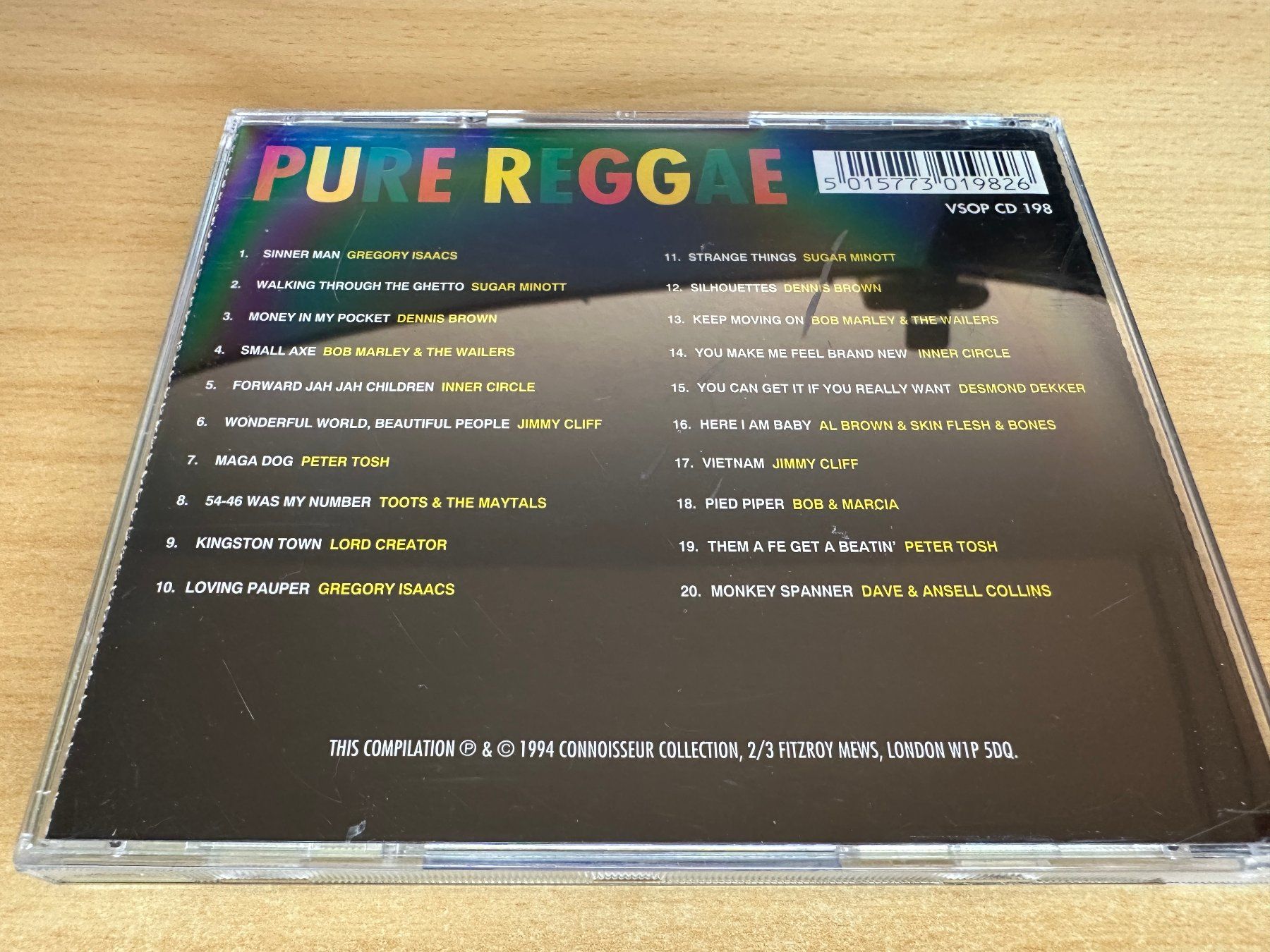 CD: T8 Various – Pure Reggae – Usato da Rikon im Tösstal venduto da Alpenmutz 1