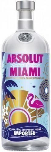 Spirituosen: ABSOLUT VODKA MIAMI 75cl SELTEN – Neu (gemäss Beschreibung) aus Schönenwerd von 1952kv