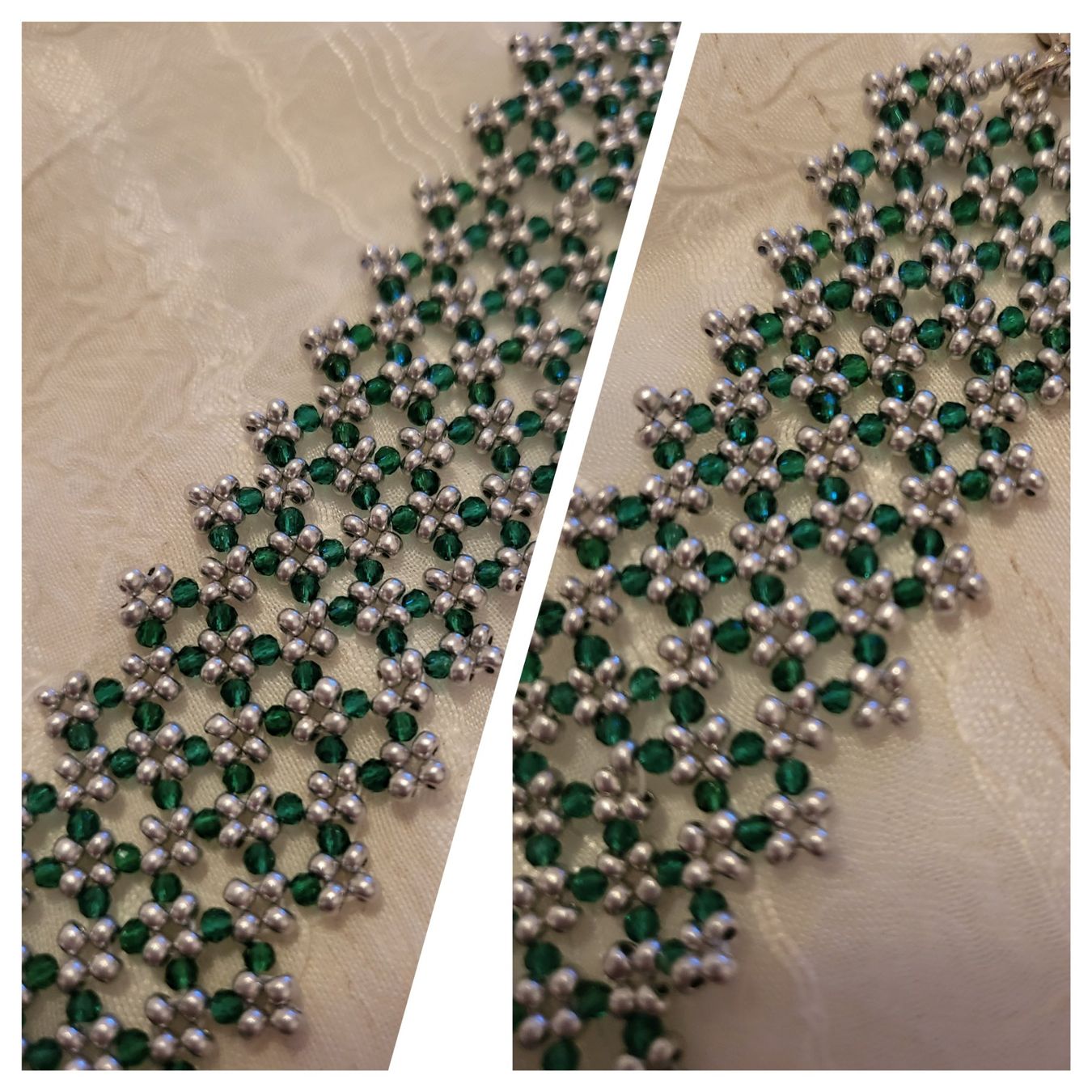 Bracciali & Braccialetti: Handgemachte Armkette aus Glasperlen – Nuovo (secondo la descrizione) da Dietikon venduto da Eleda 2