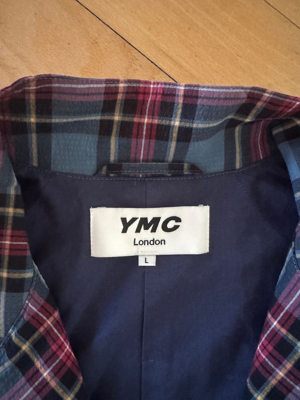Giacche: YMC London blue tartan jacket – Usato da Bern venduto da Gigigian 2
