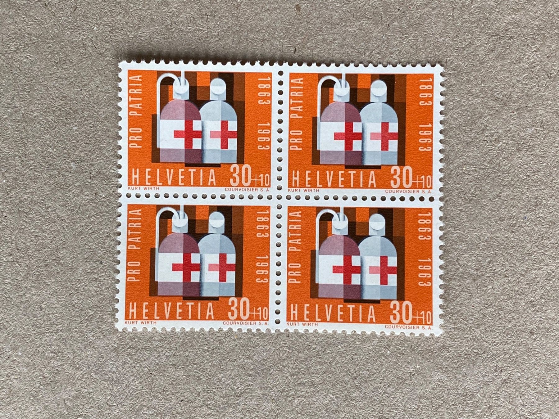 Tutti i francobolli: B116, Viererblock, postfrisch – Usato da Aarau venduto da hilde47