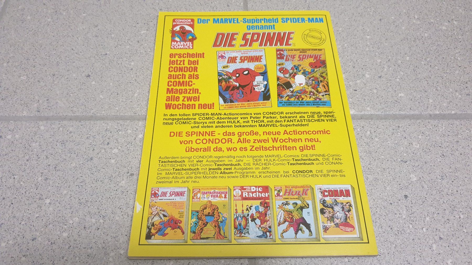 Fumetti: Die Spinne - COMIC-Album Nr 7 – Usato da Stäfa venduto da Supertramp73 1