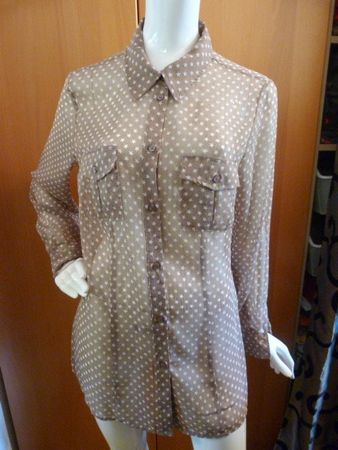 Longbluse Amy Vermont, Gr. 44, beige, NEU %
