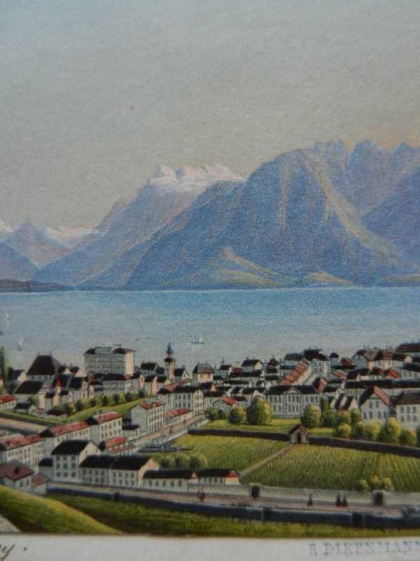 Gravures: Vevey cdv von Dikenmann – D'occasion à Risch par Rischli15 7