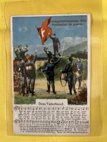 Kriegspostkarte 1914 Mobilmachung Schweiz Militär, seltene S