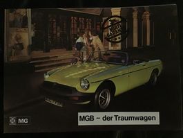MGB - der Traumwagen Verkaufsprospekt 12 Seiten Febr. 1976