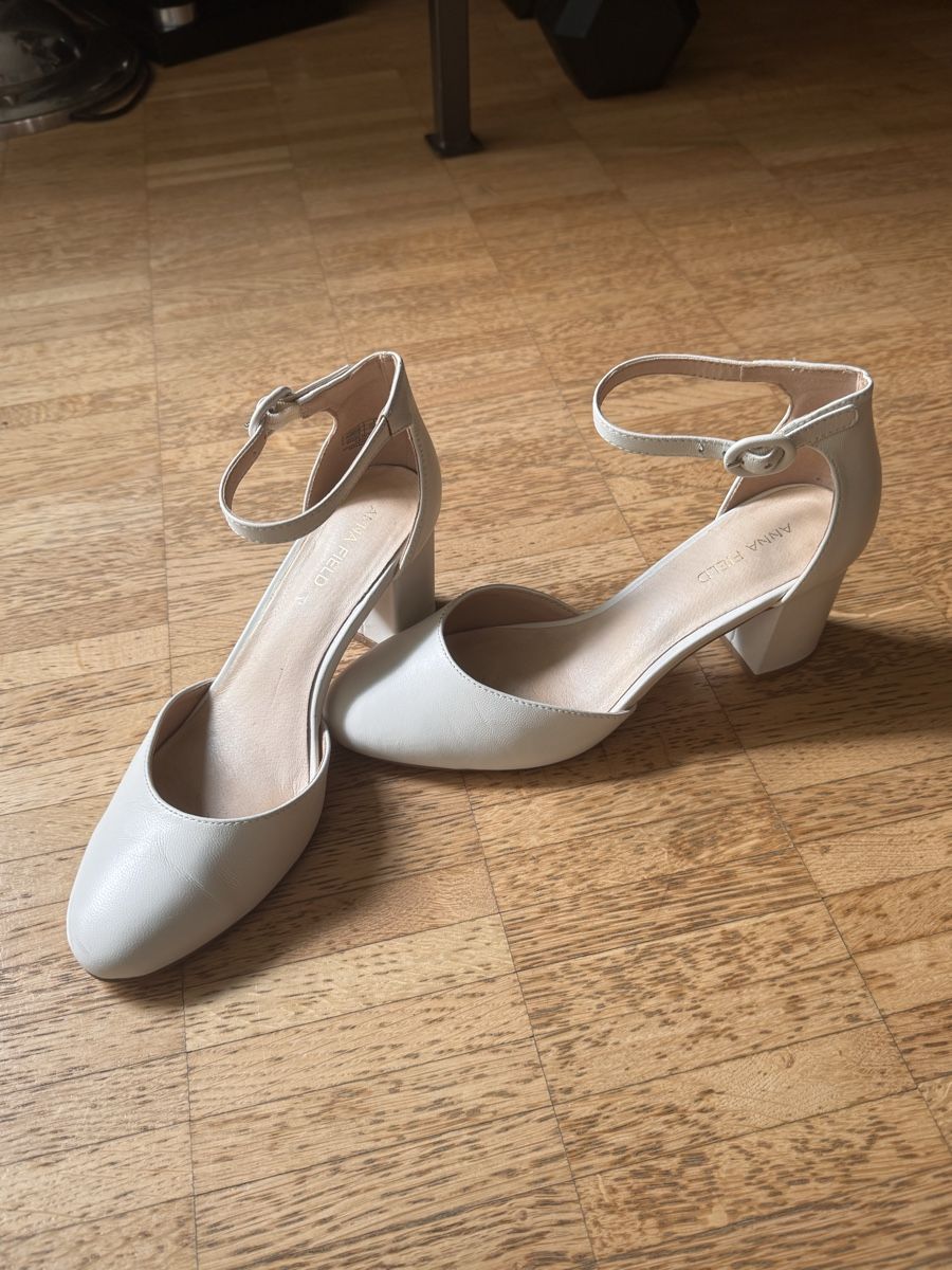 Anna Field Damenschuhe: Anna Field heels cream ankle strap block heel EU 37 – Gebraucht aus Zollikerberg von may_8ymr 1