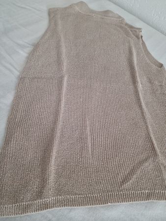 Moderner Strickpullunder, beige, ideal für den Übergang!L
