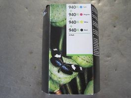 Pack 4 cartouches HP 940XL