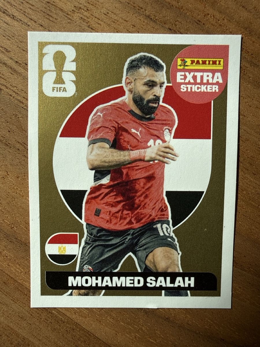 Panini Carte collezionabili: Panini Mohamed Salah Extra Sticker Gold – Nuovo (secondo la descrizione) da Wängi venduto da Guni70