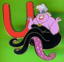 DISNEY  Alphabet    URSULA  " U "