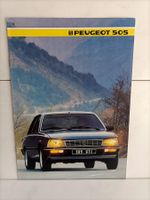 Brochure Catalogue Peugeot 505 1985 GL/GR/GTI/GTD/Turbo (Sui