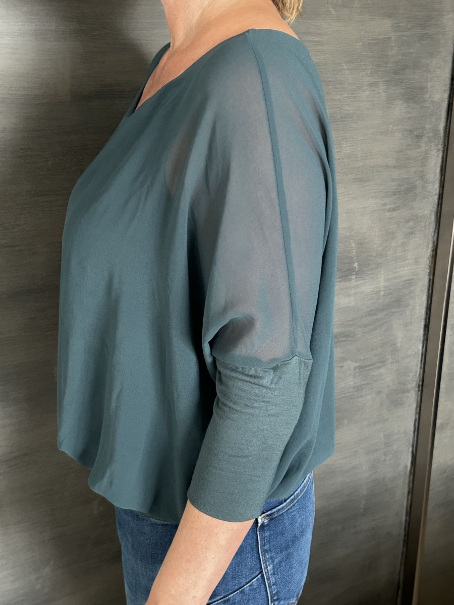 Esprit Camicette: Esprit Damen Bluse petrol Gr. 38 – Usato da Bachenbülach venduto da danielaa0102 3