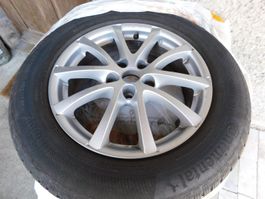 4 St. Alufelgen original Mazda CX-5, 2014, mit Winterreifen