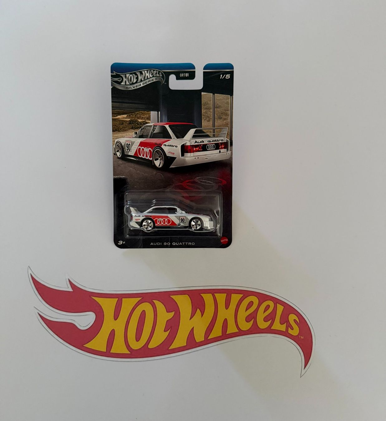 Majorette Modellini d'auto: Hot Wheels Silver Series Audi 90 Quattro – Nuovo e nell'imballaggio originale da Luzern venduto da qui_25zt