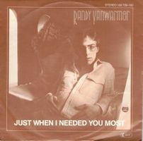 Single7  Randy Vanwarner  --  Just when i needed you most