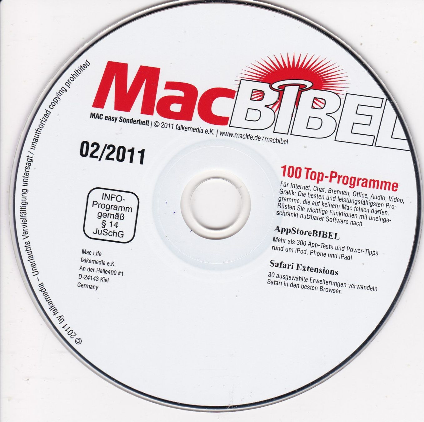 Riviste & Magazine: MacBIBEL 2011/02 mit Heft-CD - MAC LIFE Special-Edition – Usato da Bern venduto da MacBit77_chbe 3