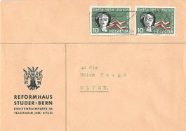 alter Firmenbrief STUDER Reformhaus BERN
