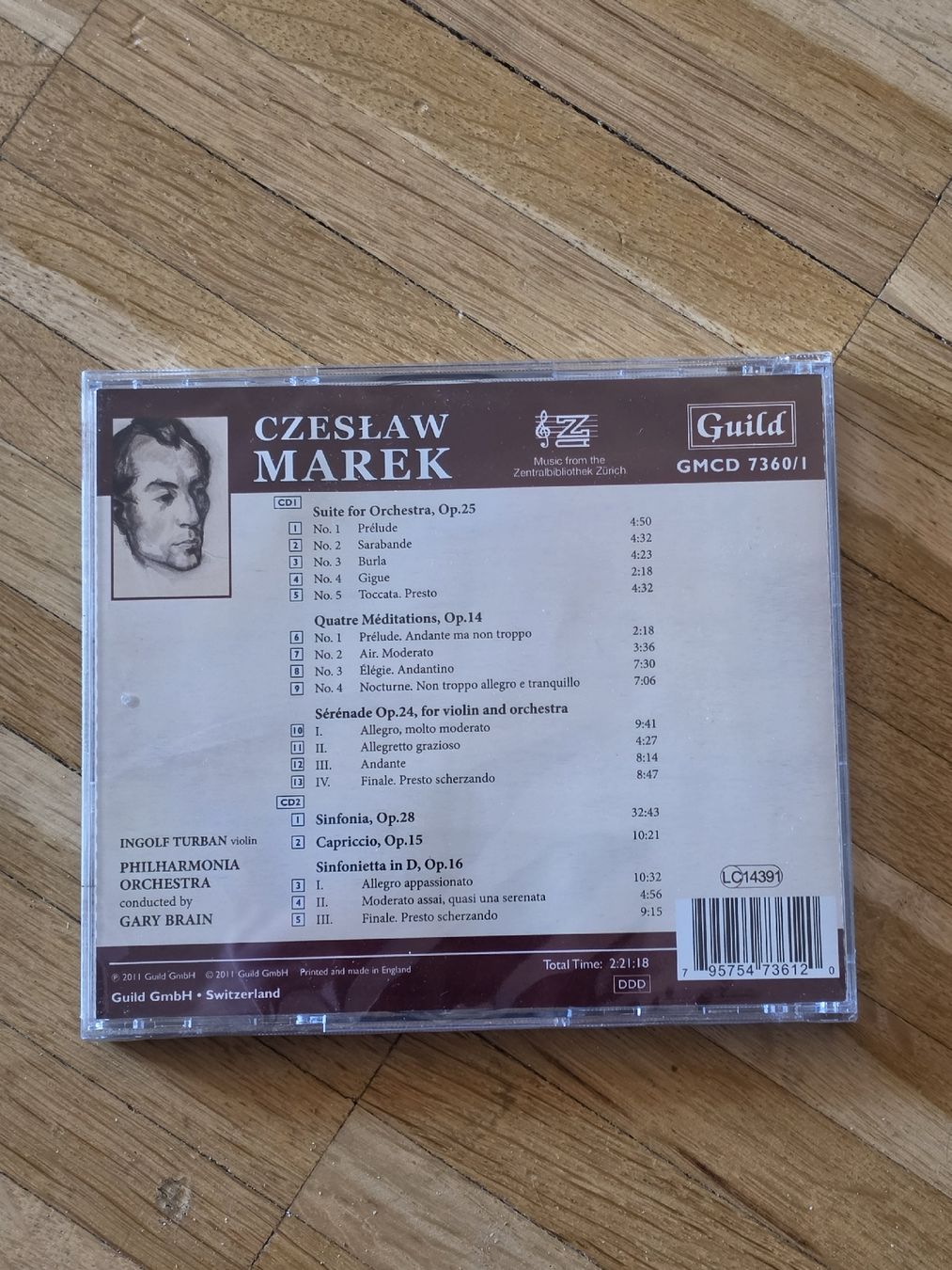 CD: Neue CD: Czeslaw Marek - Orchestral Works – Nuovo e nell'imballaggio originale da Aesch BL venduto da immon 1