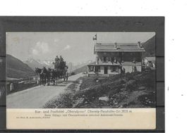 UR Oberalp-Passhöhe 1918 mit Postkutsche