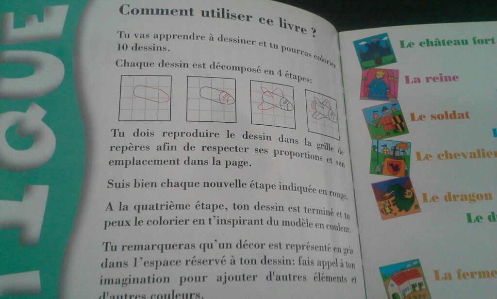 Libri: Apprends à dessiner Château-Dragon-Tract – Usato da Le Mont-sur-Lausanne venduto da picachu1052 2