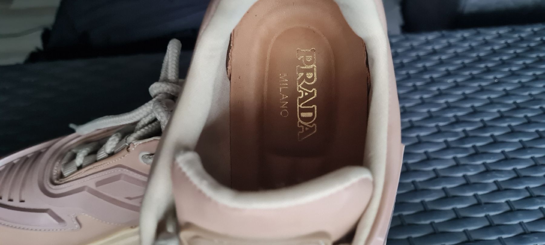 Prada Scarpe da donna: Prada Cloudbust Thunder sneakers beige size ca 39 (6). – Usato da Kloten venduto da waterdude69 1
