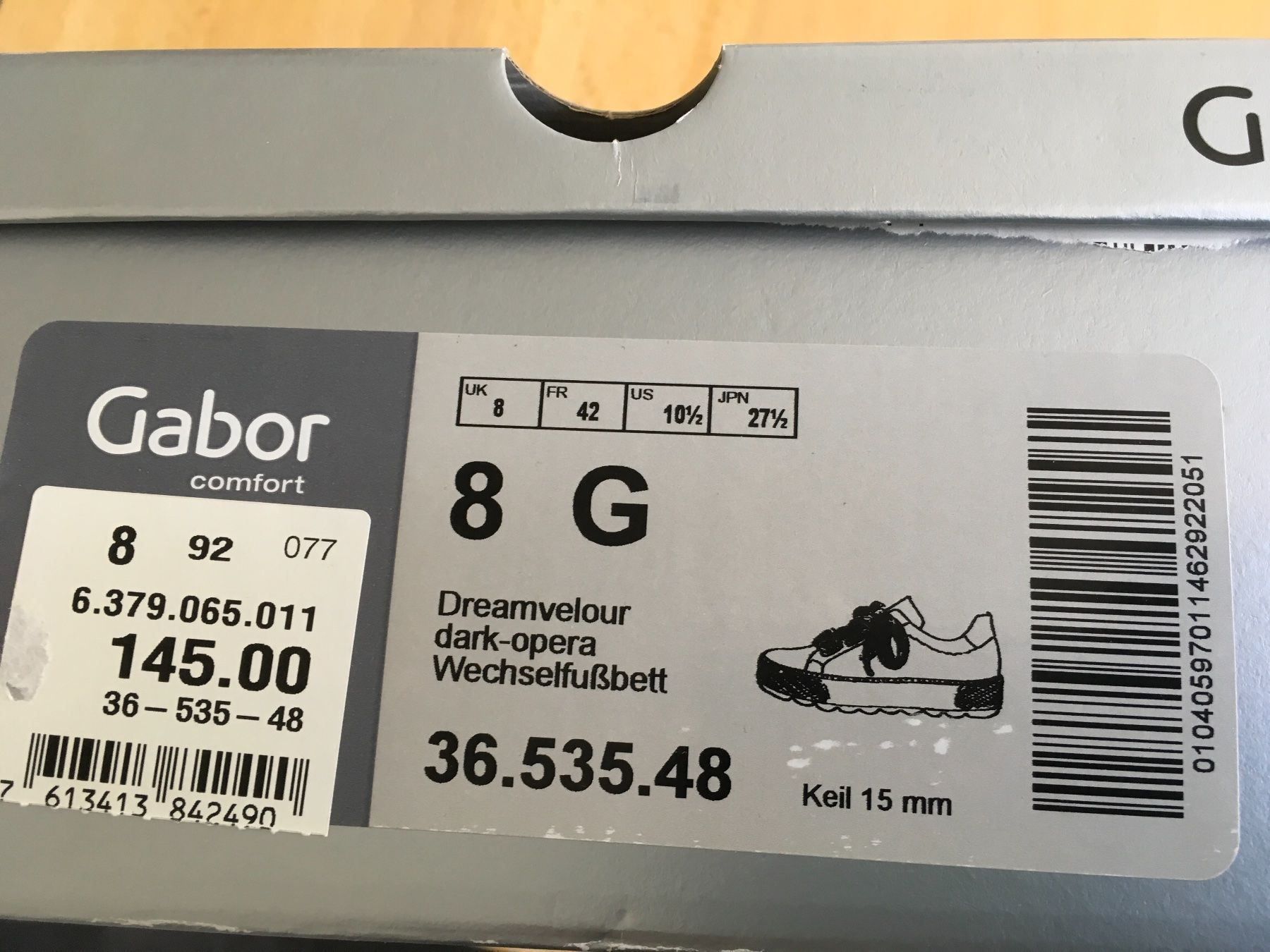 Gabor Scarpe da donna: Schuhe, Gabor, Gr.42, neu – Nuovo e nell'imballaggio originale da Bern venduto da antigua13 4