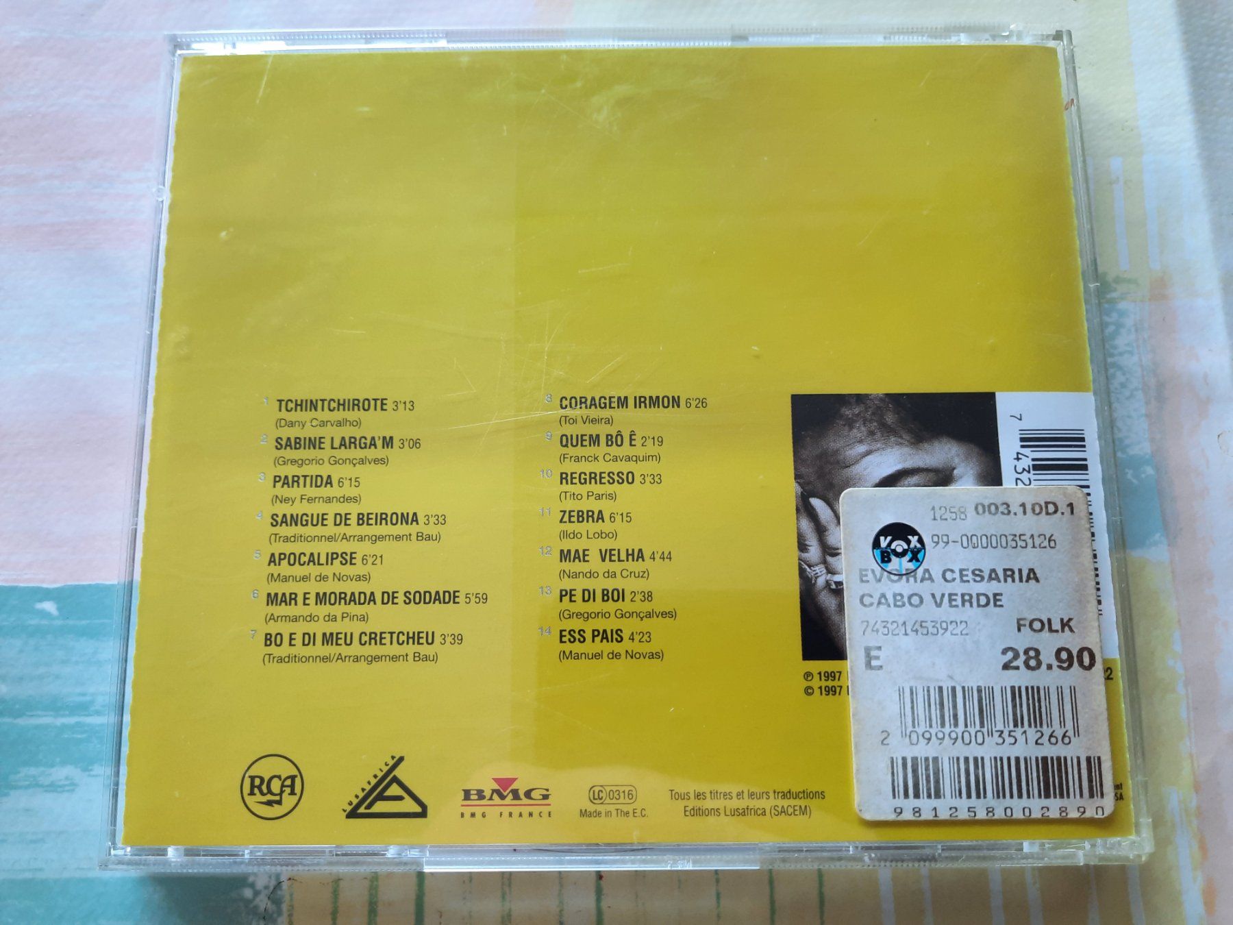 CD: Cd Cesaria Evoria - Cabo verde – Usato da Pully venduto da bro_n52j 1
