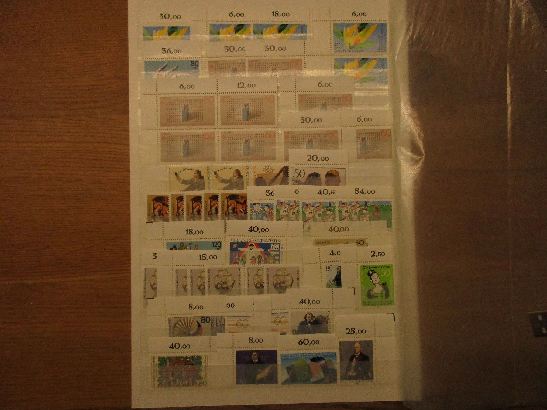 Tous les timbres: ca. 600 Stück Sondermarken BRD postfrisch – Neuf (Voir description) à Niederwil AG par Cembalo 2