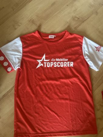 T-Shirt die Mobiliar Topscorer rot weiss Grösse L