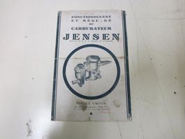 Carburateur Jensen Antik Prospekt Vintage Auto Oldtimer