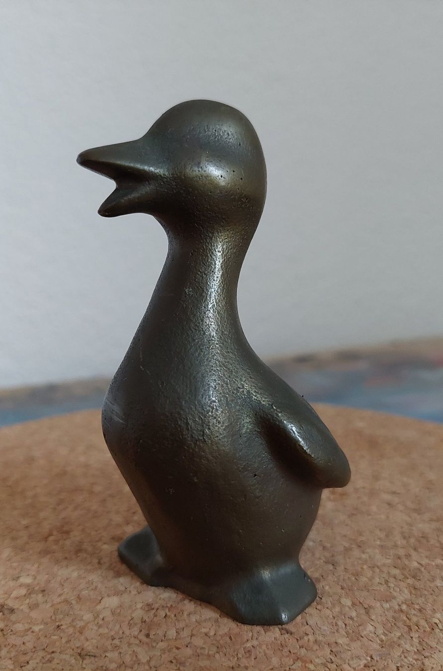 Bag Turgi Statuette: BAG TURGI Bronze-Figur Nr. 3: Gans – Usato da Subingen venduto da K7passt_immer