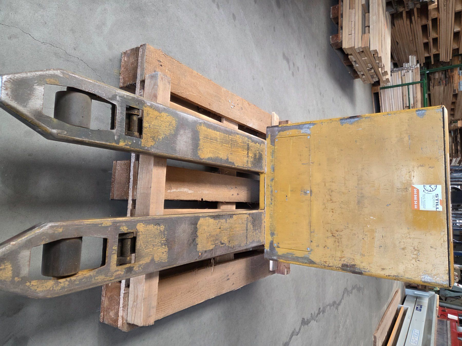 Carrelli elevatori e a forche: Elektro Niederhubwagen gebraucht – Usato da Buchs SG venduto da holzkonzept 2