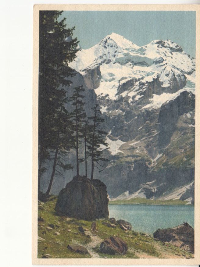 Cartoline postali: Oeschinensee ca. 1940 – Usato da Bürglen TG venduto da StampGraf