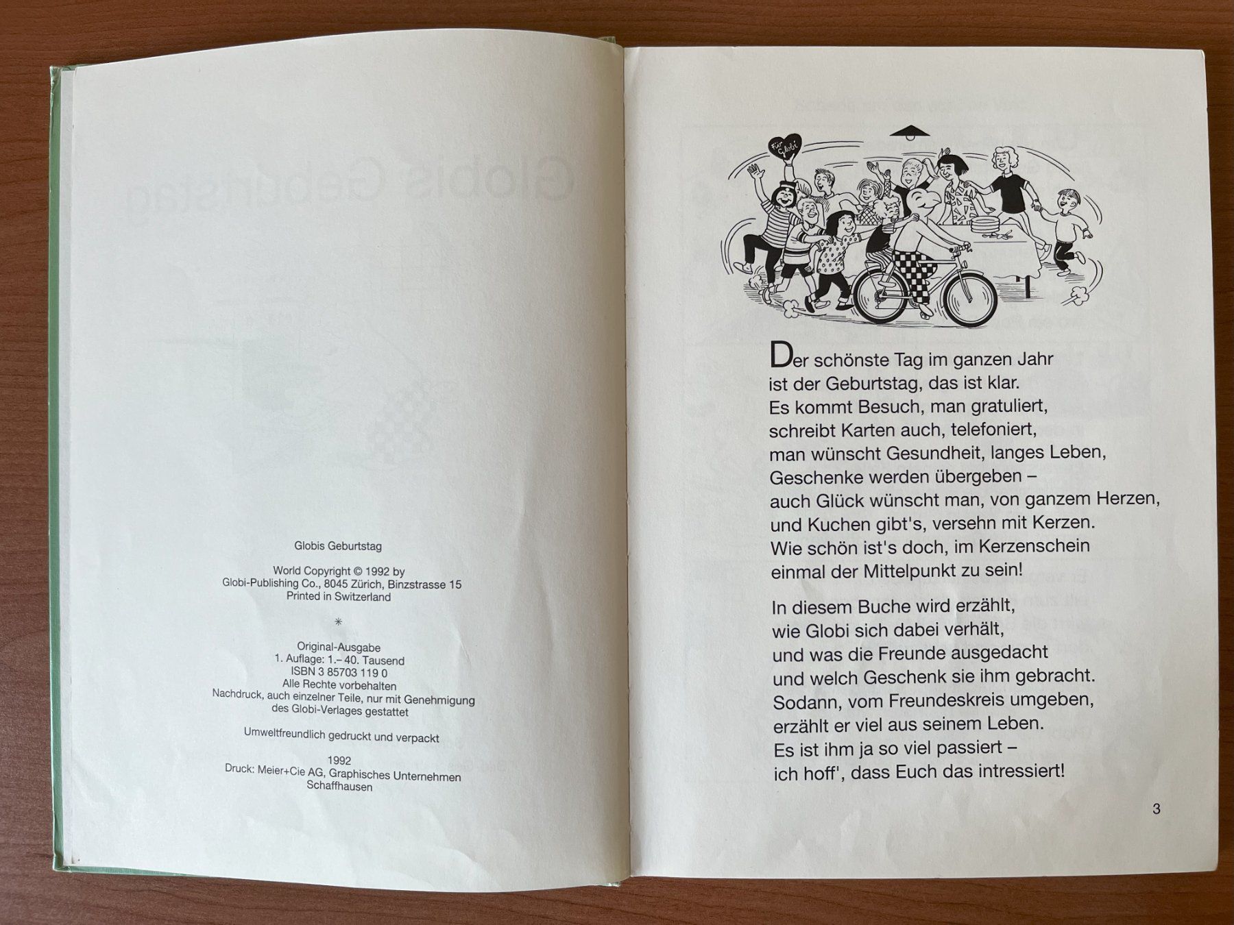 Fumetti: Globis Geburtstag, 1. Auflage – Usato da Bern venduto da mar_v7z9 2